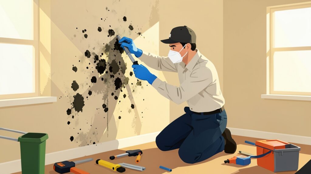 Mold remediation process in Parkland FL for effective mold removal and prevention in homes and businesses.